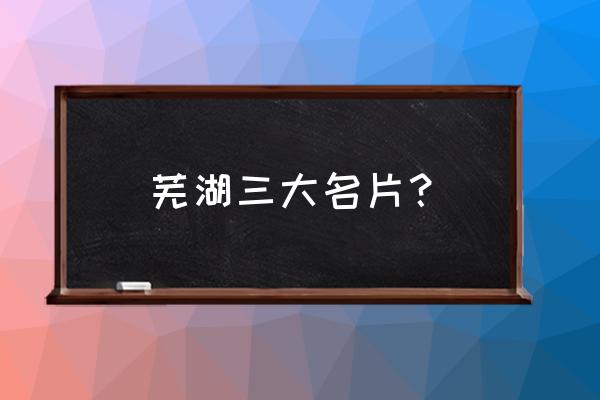 傻子瓜子的创始人现在怎样了 芜湖三大名片？