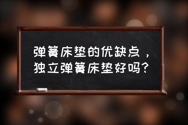 睡弹簧床垫好不好 弹簧床垫的优缺点，独立弹簧床垫好吗？