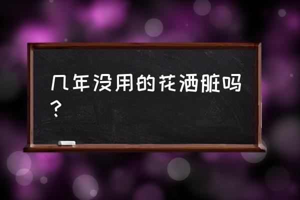 浴室花洒保养小妙招 几年没用的花洒脏吗？