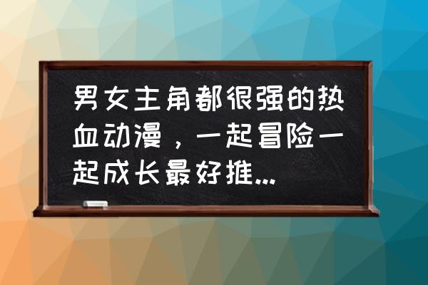 2018好看的热血动漫 男女主角都很强的热血动漫，一起冒险一起成长最好推荐五部？